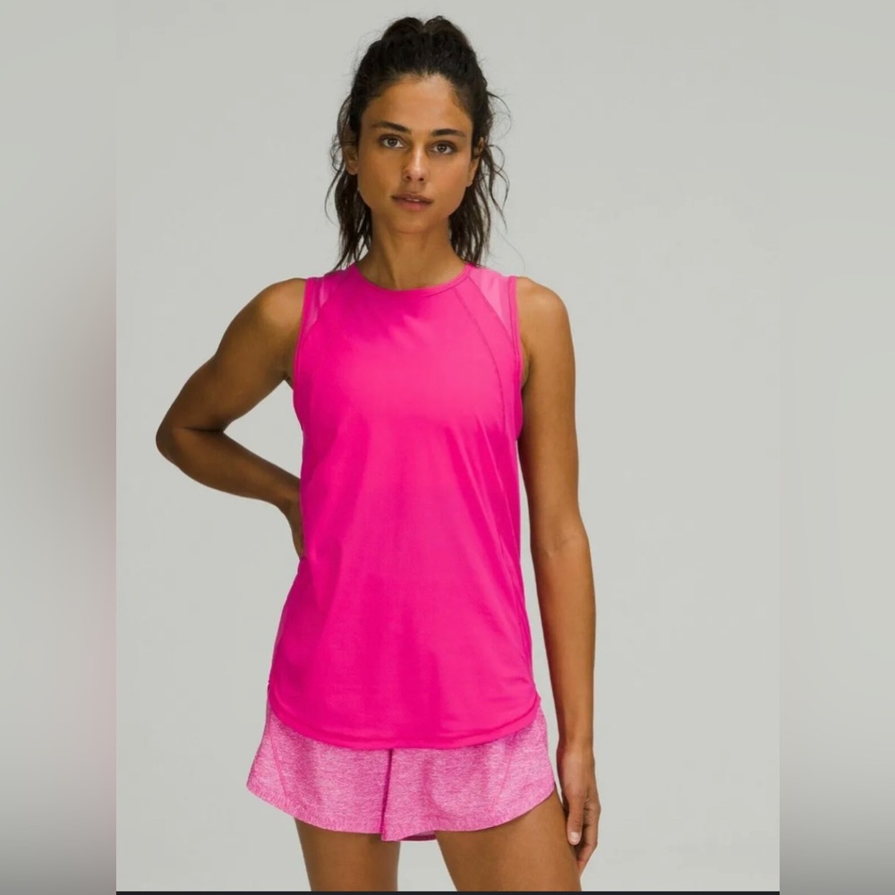 Lululemon sonic pink sculpt tank size 2. Perfect condition